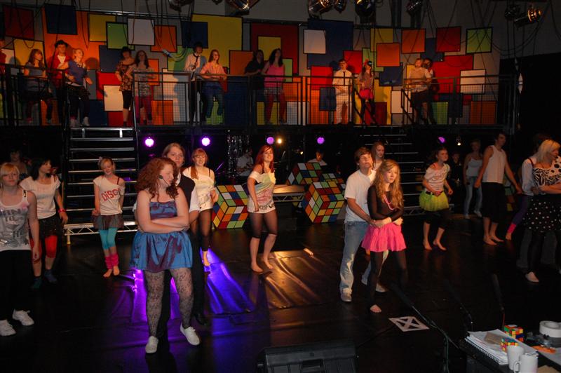 Starting our trip down memory lane in July 2010 and our production of 'Back to the 80's'. It was pure 'cheese', but a we had a lot of fun with this show and it had a pretty great soundtrack. You may also spot a young <a href="/Oscar_C_M_/">Oscar Conlon-Morrey</a> Before he was a West End star, he was on our stage!