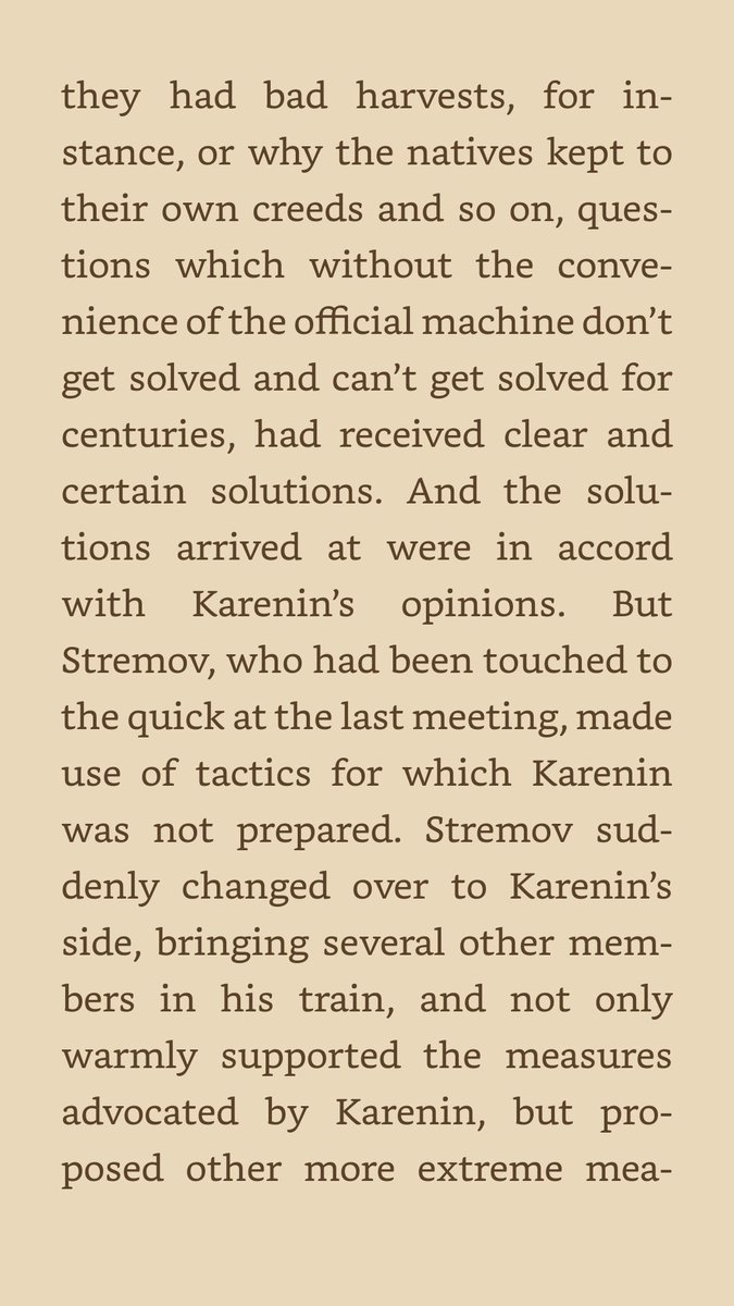 Pseu42's tweet photo. How did Tolstoy, in 19th C tsarist Russia, come to posess such a complete understanding of the minds of 21st C American bureaucrats?

#AnnaKTogether
#StillBehind
#ButCatchingUp https://t.co/WIZek4NaMN