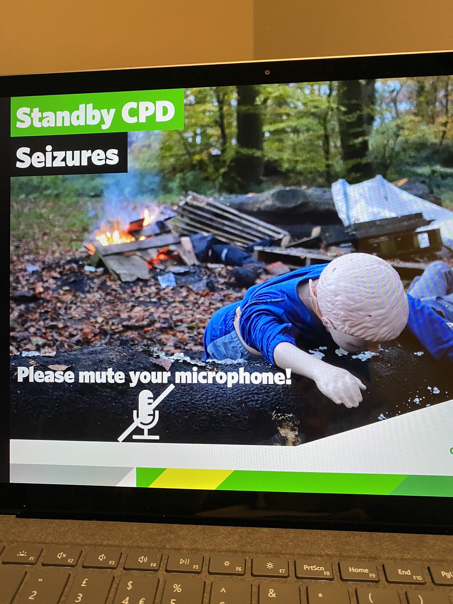 I’ve found myself with some spare time this evening! So, with a gin in-hand I’ve began work on the next <a href="/SJA_CMAmbUnit/">SJA Cheshire & Mersyside District Ambulance Unit</a> virtual Standby CPD Session: Seizures!