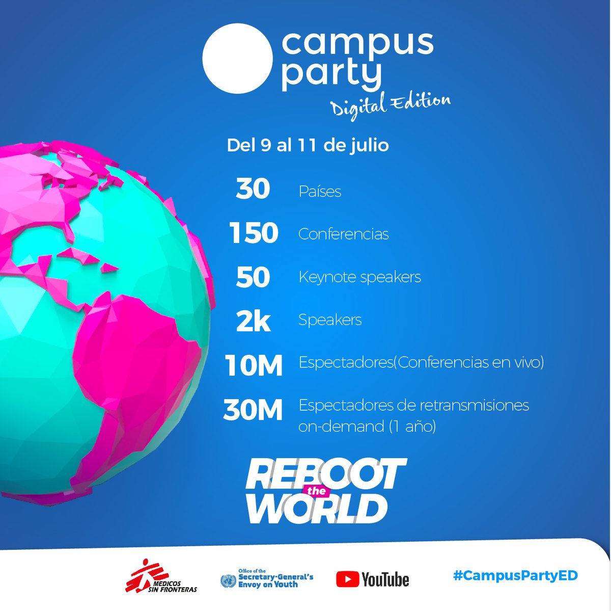 EstrellaOnline's tweet photo. La Estrella te invita a participar en Campus Party Edición Digital, el evento tecnológico con mayor participación en el mundo. Conferencistas magistrales, talleres, juegos en línea, robótica y mucho más. #CampusPartyED #Reboottheworld #Reiniciaelmundo https://t.co/HSOxoOjKCi