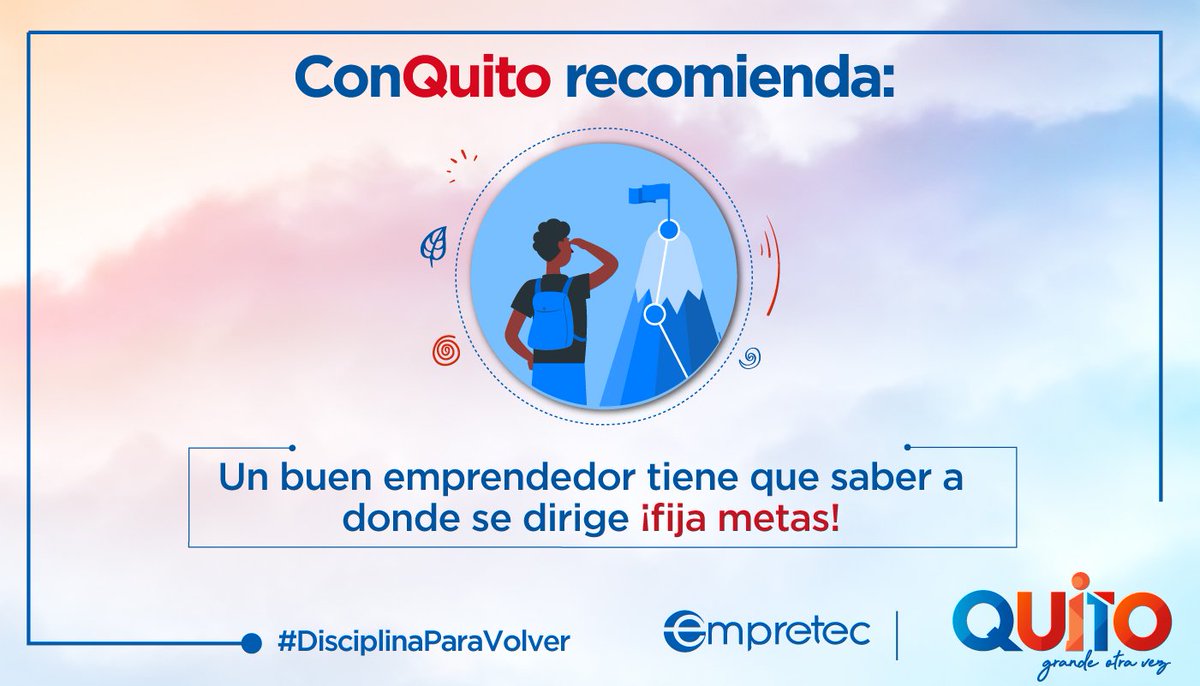 ConquitoUIO's tweet photo. 💡ConQuito recomienda:

Tu desarrollo personal y de tu negocio nos interesa.🙋‍♀️🙋‍♂️
El Área de Emprendimiento te brinda estas ideas y consejos para el éxito de tu empresa.

Aprende los hábitos de emprendedores exitosos en el Taller @empretec_ec
Inscríbete👉https://t.co/vTC2xu1M5J https://t.co/o5xjEQHtkX