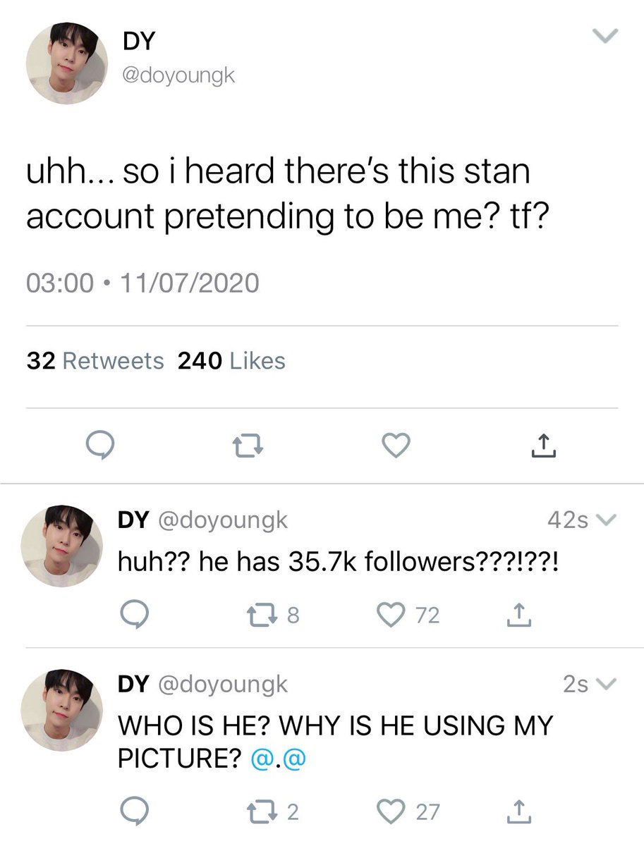 potatotyong's tweet image. mini dotae au: 

↳ where taeyong, who runs a ten stan account, catfishes his followers on selca day by using a picture of doyoung, a little-known youtube singer who’s just starting out. no one catches on until...

(inspired by ~certain~ NCTzenSelcaDay entries)