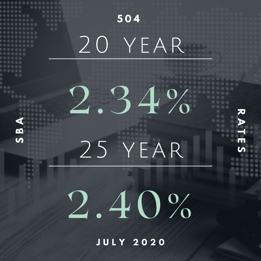 SoCalCDC's tweet photo. July SBA 504 effective rates are out now! For more information feel free to contact our So Cal CDC team!
.
.
#socalcdc #sba504 #cre https://t.co/iaWGwN6B2X