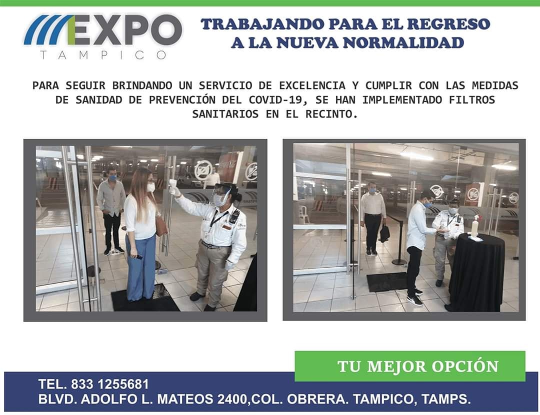 Preparando el Regreso con Resposabilidad. #Expotampico #Tampico #Tam #TuMejorOpcion #CuidandoTuSalud