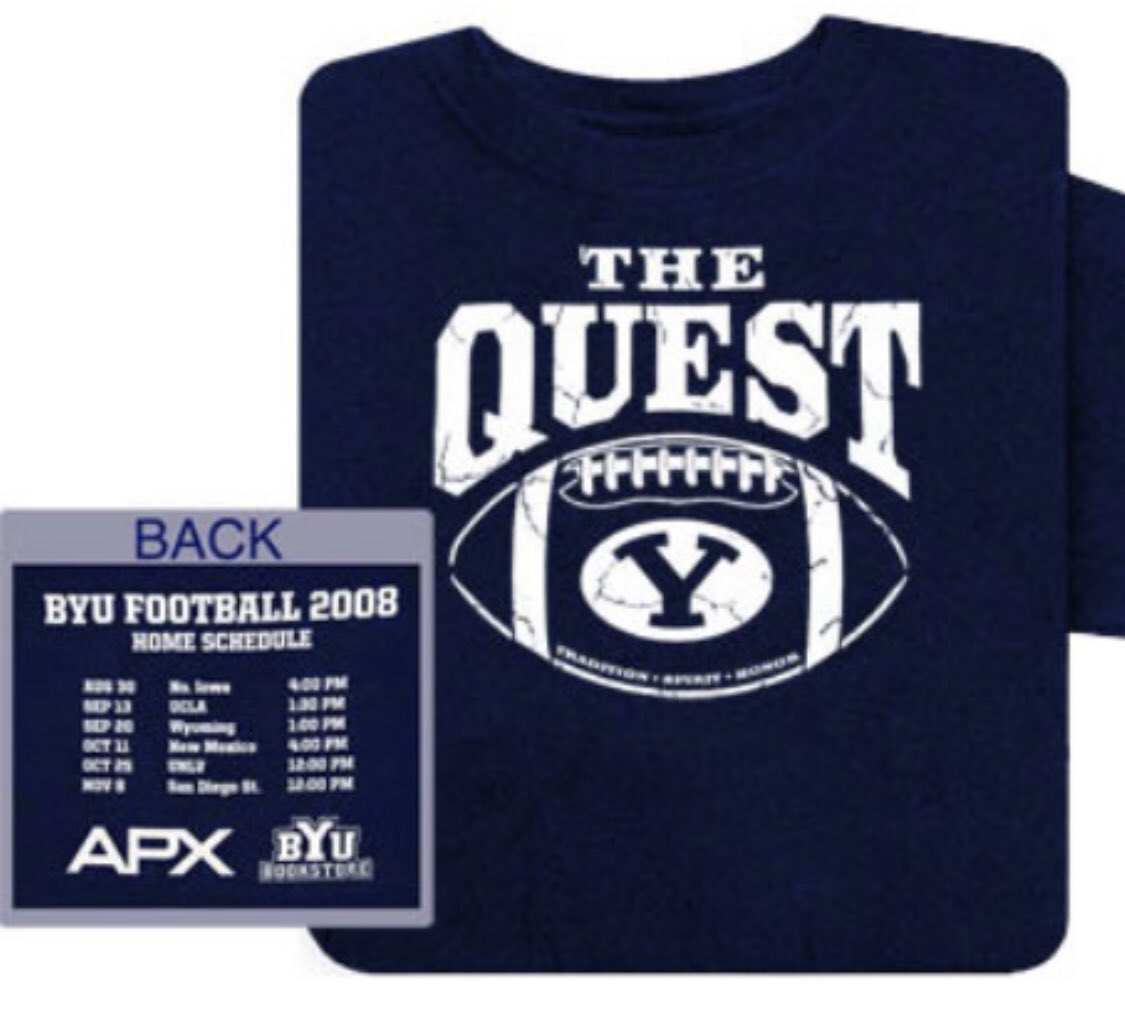 BYU Football - The Quest shirt