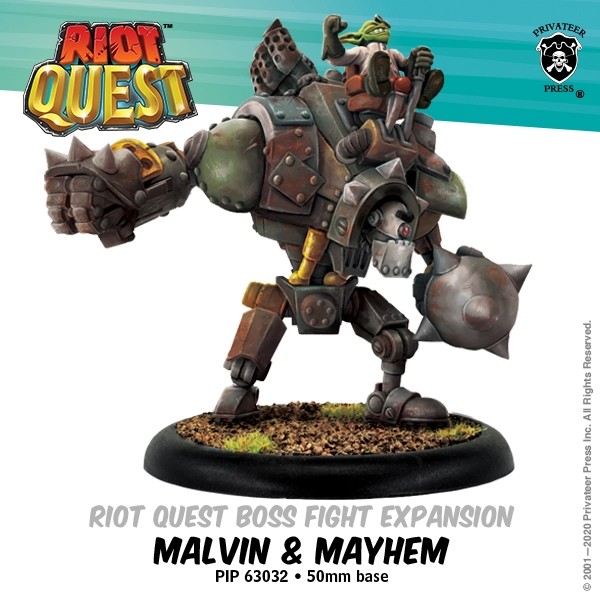 PAGE5GR's tweet image. privateerpress: RT ontabletop: Face down a cooperative Boss Encounter in privateerpress Riot Quest with Malvin &amp;amp; Mayhem and two more expansions too ow.ly/Mx7q30qXdl4 #OTT #OnTableTop