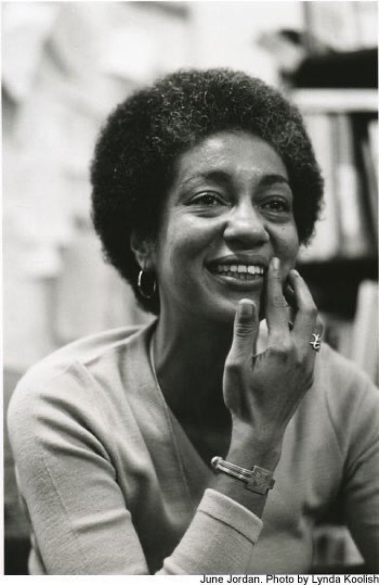monaeltahawy's tweet photo. Happy Born Day June Jordan (July 9, 1936 – June 14, 2002): Black, feminist, bisexual activist, poet and author. Her poetry and essays have kept me sane these past few months. #JuneJordan https://t.co/Su5OZ9Nhdc