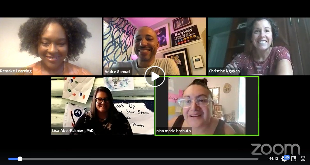 remakelearning's tweet photo. Did you miss our surprise live chat this morning with #pghSTEM & summer #STEAM program providers? Watch the full recording now ▶️ https://t.co/clYxfq1V8E
#remakelearning #stem @trendabelle @citizenscilab @bgcwpa @assemblepgh https://t.co/WucKkmU6V4