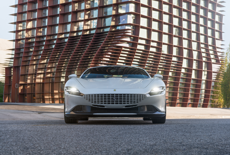 VelocityHI's tweet photo. The presence of the Ferrari Roma is never ignored. https://t.co/3qnnkex5PJ