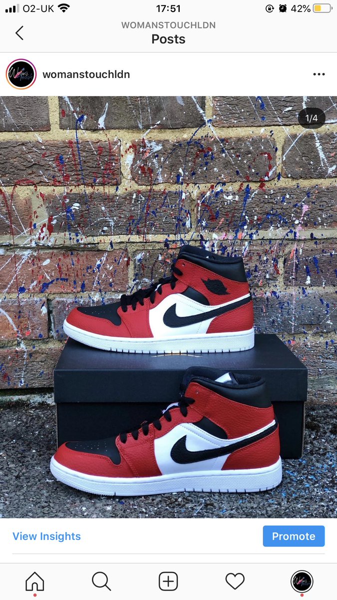 If you’re looking for clothing and shoes customisating check out my business page on instagram. affordable prices.  http://instagram.com/womanstouchldn&nbsp;