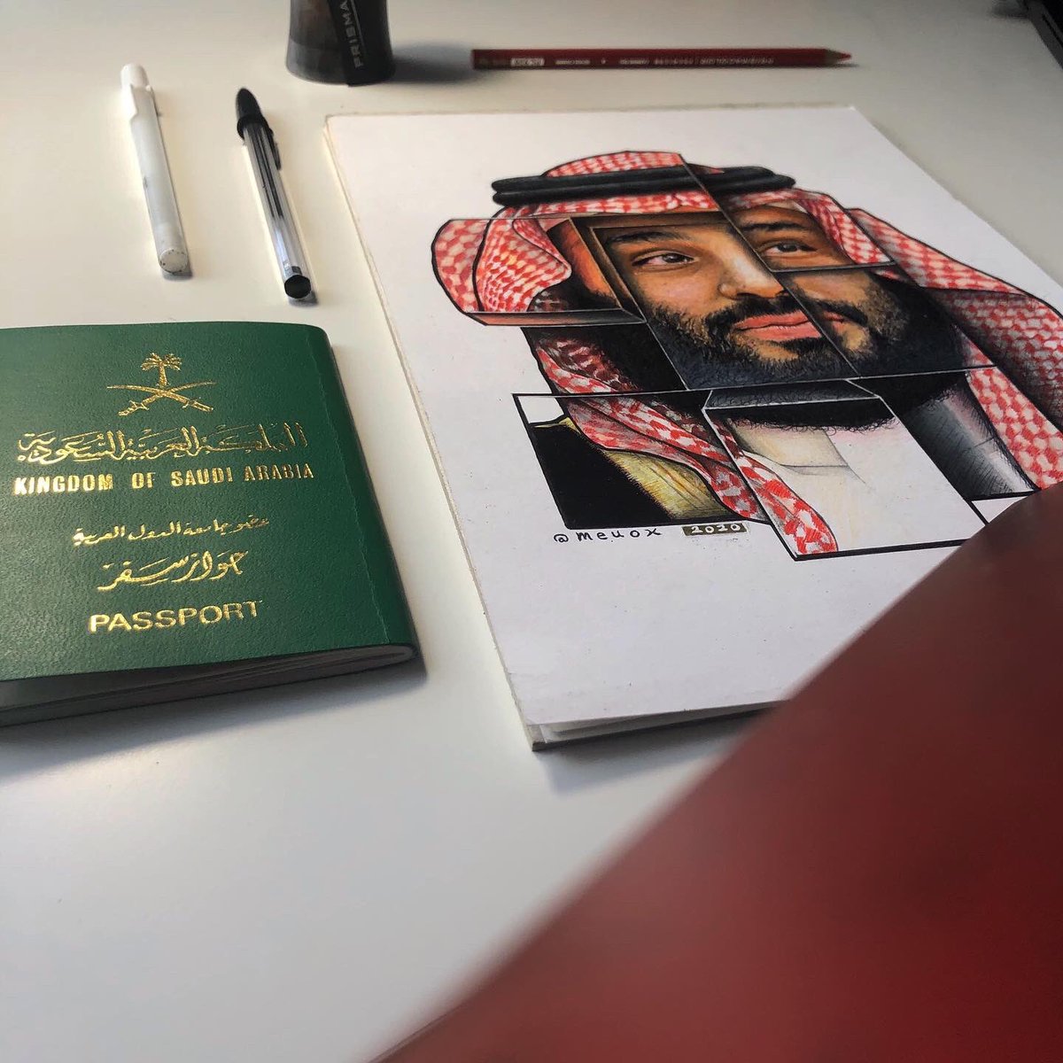 cptmoa's tweet photo. خلصت رسمة ولي العهد #محمد_بن_سلمان اخذت تقريبًا اكثر من 16 ساعة، حاولت قد ما اقدر اني اتطور فيها https://t.co/ySIr3VTqdp