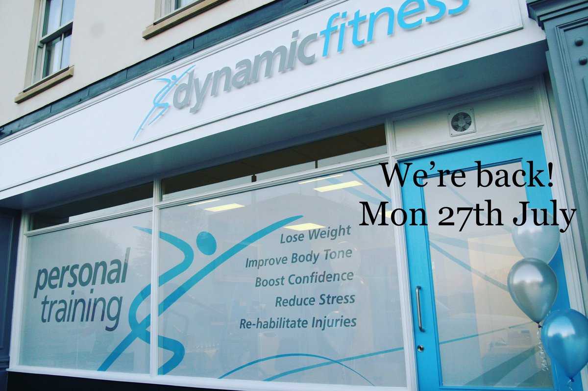 getdynamic's tweet photo. YES! Dynamic Fitness is reopening on Mon 27th July! 

After the government announcement today we are pleased to say we will be reopening the famous Dynamic blue door for Personal Training again! 💪🏼 https://t.co/lUPZkZO9ub