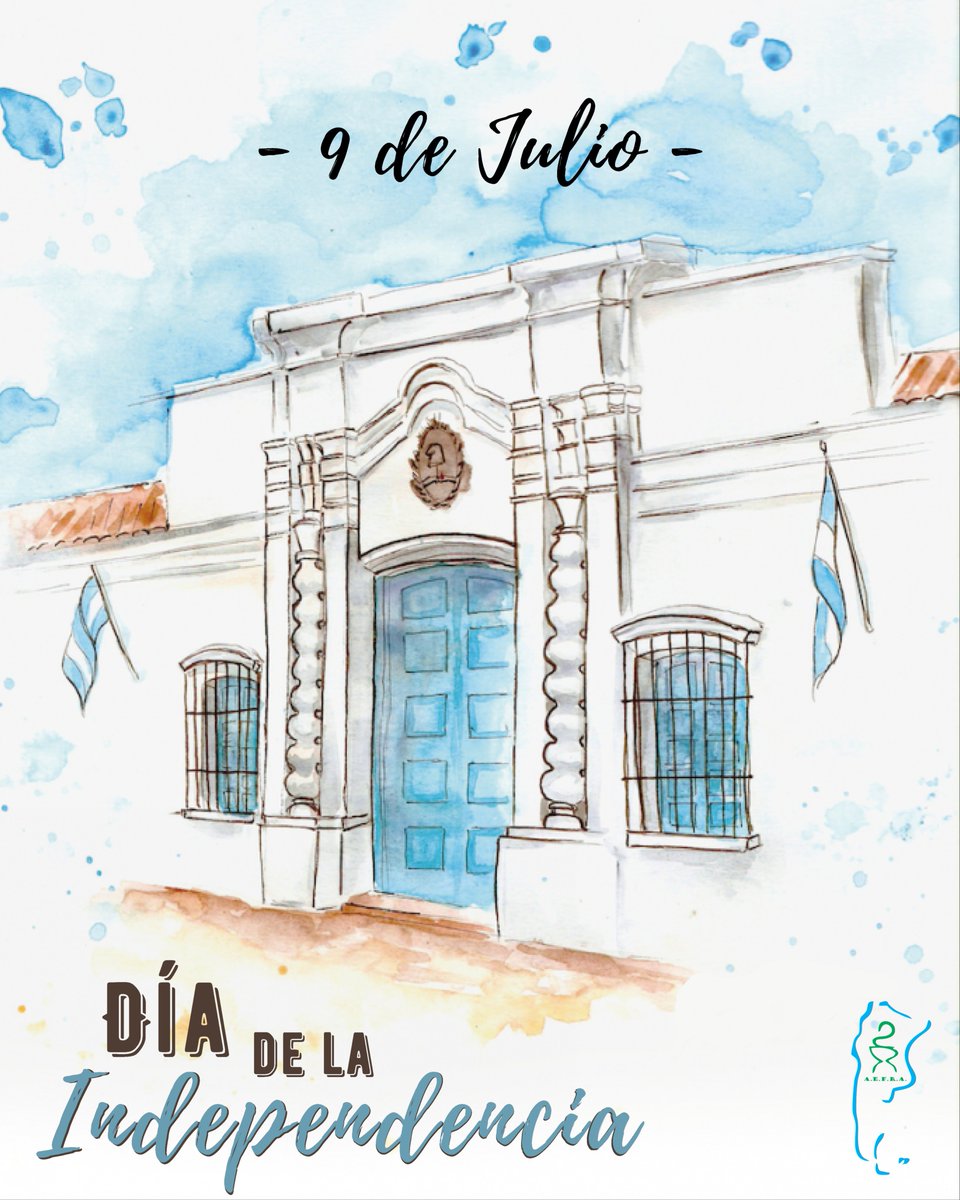 El DÍA DE LA INDEPENDENCIA de la Rep. Argentina se celebra cada 9 DE JULIO en conmemoración a la firma por la cual el país proclamó su independencia política d la Monarquía Española el 9 de julio de 1816 en la casa de Francisca Bazán de Laguna en S.M. de Tucumán. ¡VIVA LA PATRIA!