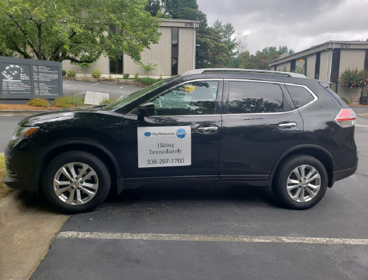 keyresources_'s tweet photo. Our employees have jumped into some new ways of advertisement!

Our biggest priority is getting America back to work and we want the Triad to know where to go to find their next career! If you see us riding through town, give us a wave!

#hiring #applywithus https://t.co/MyS5Buz2nl