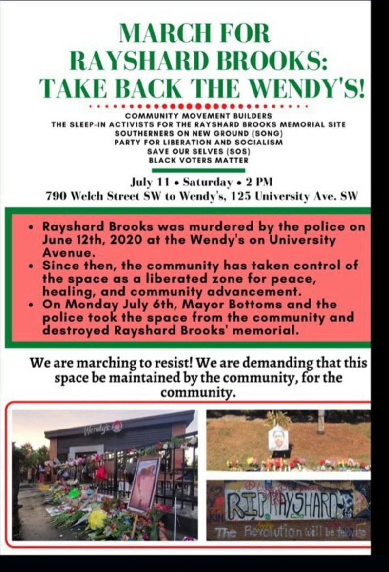 GProtesters's tweet image. [We are not the organizers] 
Please support and repost! #riseupgwinnett #gwinnettcounty #gwinnett #AtlantaProtest #peacefulprotest #blacklivesmatter  #lawrenceville #atlanta #rayshardbrooks
[instagram.com/p/CCbXhn2ln_O/…]