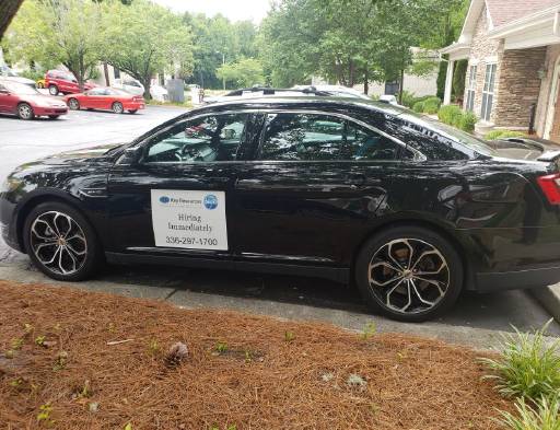 keyresources_'s tweet photo. Our employees have jumped into some new ways of advertisement!

Our biggest priority is getting America back to work and we want the Triad to know where to go to find their next career! If you see us riding through town, give us a wave!

#hiring #applywithus https://t.co/MyS5Buz2nl