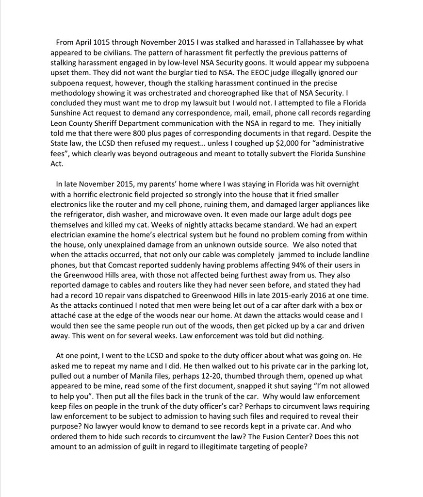 karen_kams56's tweet photo. ⭐️⭐️⭐️2016 Review  #FusionCenterAffidavit ⭐️⭐️⭐️ #DirtyCops #LCSD #LeonCountySheriffsDepartment #FusionCenterDupes #OathBreakers #FriendsofRenee #ComplicitCriminals #PerversionOfLaws @GovRonDeSantis 
 #WarOnInnocentCivilians#FusionCenters as Insurgents See:  #UN #cybertorture https://t.co/e04iroZcjV
