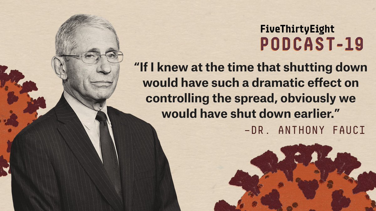 “Now you know that when you shut down you dramatically diminish the spread,” Fauci said he’s sure the U.S. could have reacted better when the virus first appeared.  http://53eig.ht/322sfFS 