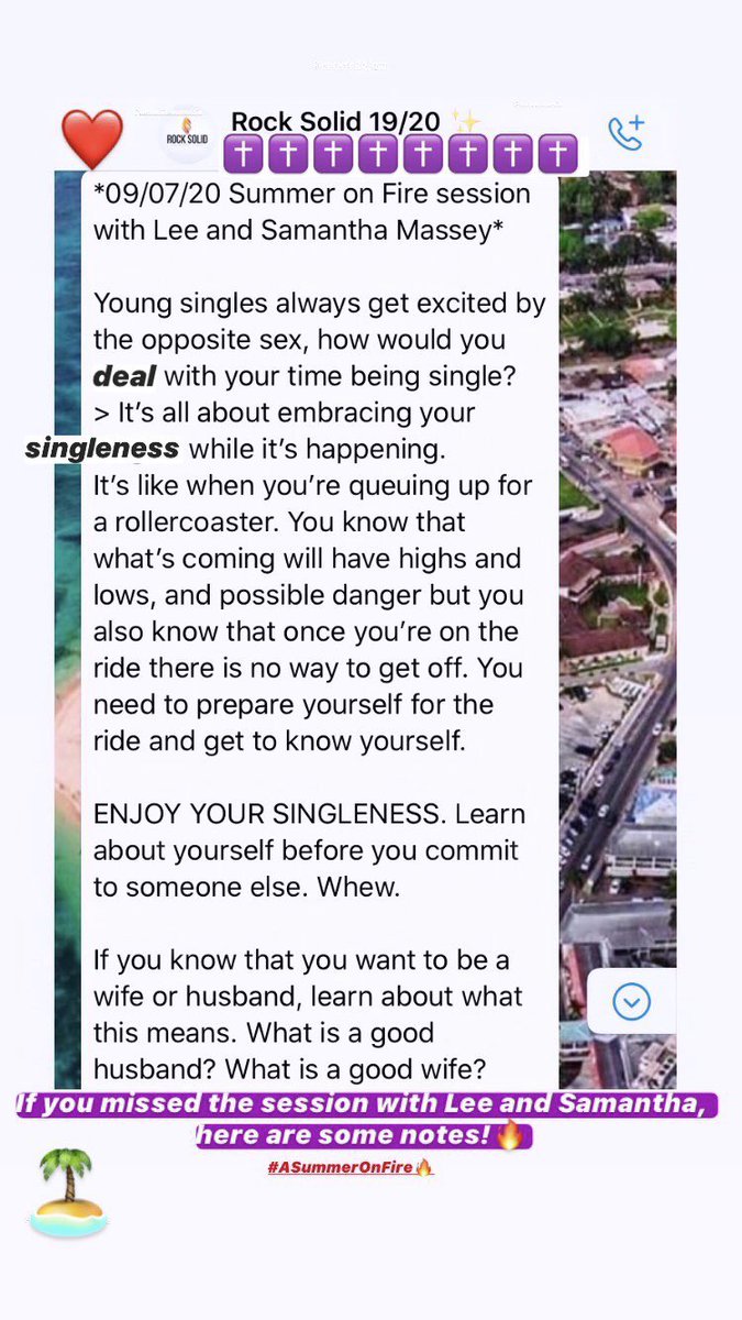 RockSolid_Kent's tweet photo. Thank you to Lee and Samantha Massey for sharing at “A Summer on Fire” today! Here are some notes that were taken as they shared about relationships and singleness🙏🏾✝️🔥 @RockSolidQM #rocksolidkent #queenmary #asummeronfire #relationships #singles #marriage https://t.co/TlbekG6TPZ