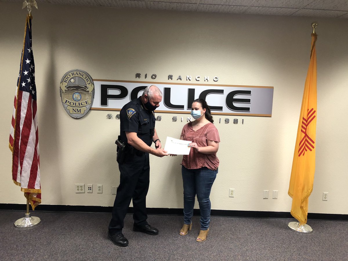RioRanchoPD1's tweet photo. Please help us congratulate several members of our Dept. family who received longevity awards today. These awards ranged from 5 to 15 years of service. We are grateful for their dedication to our Dept. and community. All are very important to our Dept. #rrpd #committment https://t.co/jEHOz6xVqc