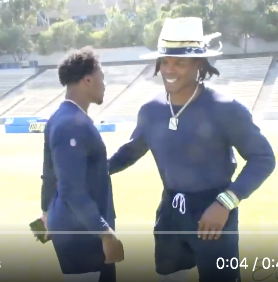 Jason Moore On Twitter Cam Newton Makes N Keal Harry 6 4 Look Small Sometimes I Forget What A Superhero Cam Newton Is