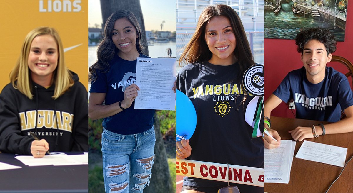VULions's tweet photo. #VUTF Four Ink Commitments to Blue & Gold
- https://t.co/MbGqpAXZsJ
Vanguard University Track & Field highlights Nicky Vega, Isabelle Carreon, Faith Hunt and Miranda Gallegos. This quartet of incoming freshman will be a grouping of the 24 incoming student-athletes for the Lions. https://t.co/aSE7JIn2uH
