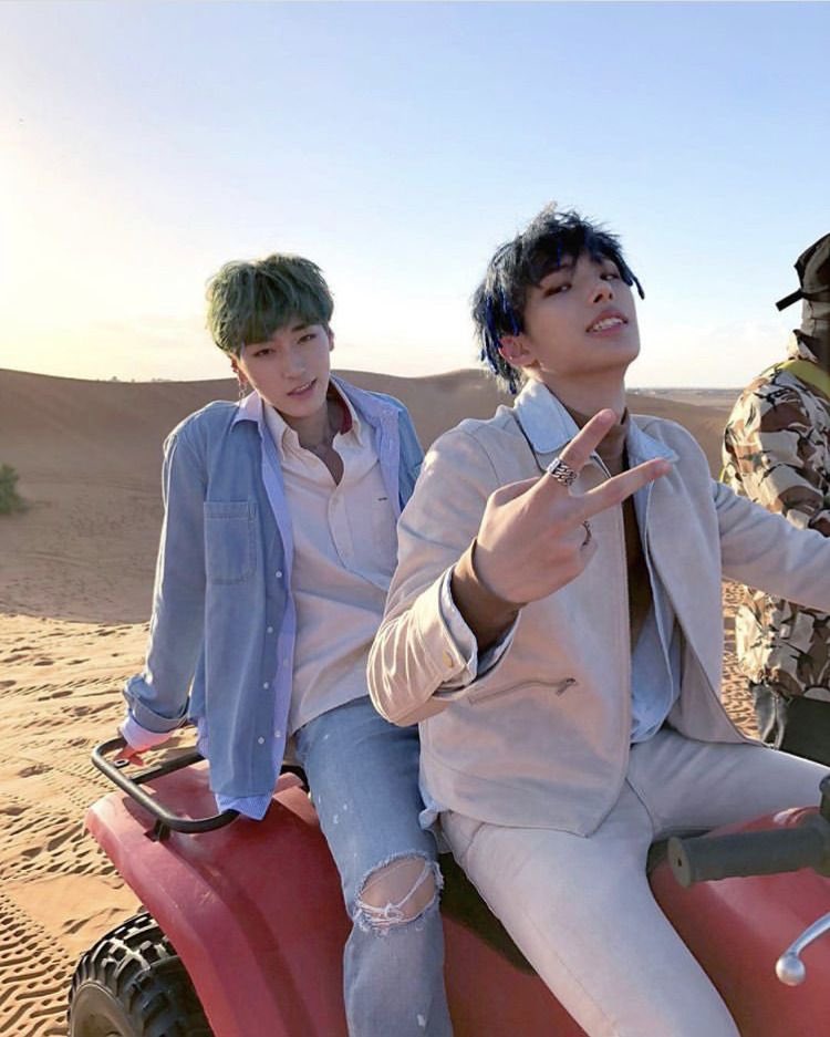 a thread of san but he grows up as you keep scrolling ♡︎