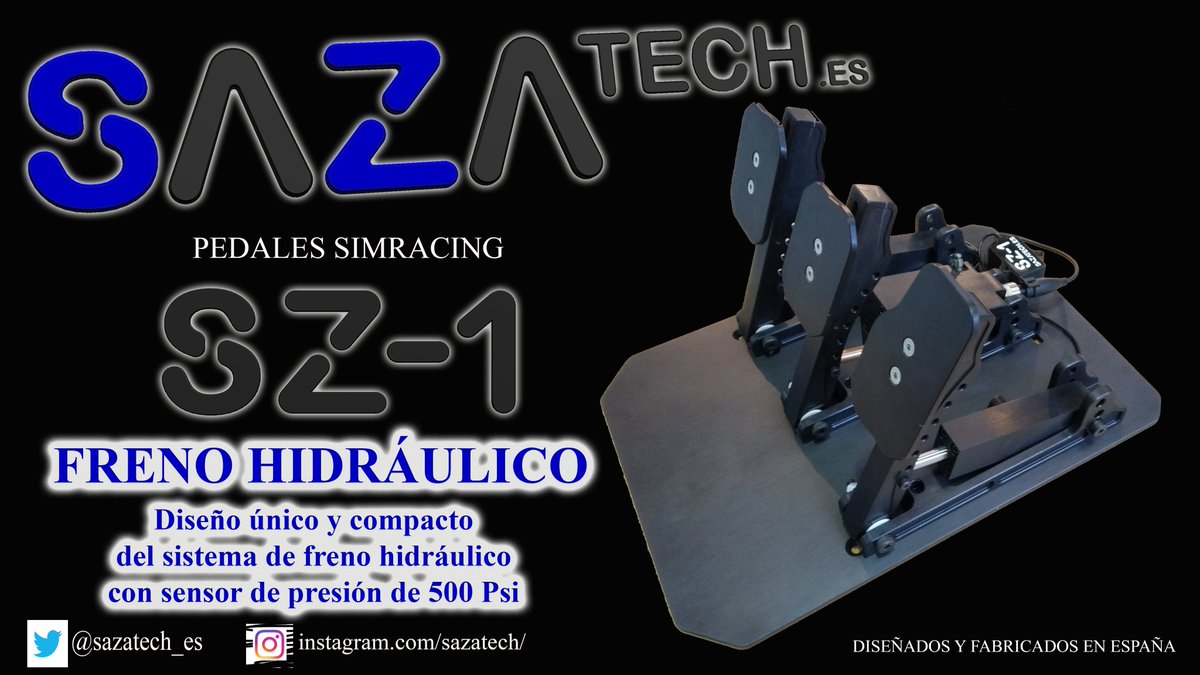 😊Sistema de freno hidráulico😊

Diseño único y en un solo bloque del sistema de freno hidráulico con sensor de presión de 500 Psi.

¡¡¡ La pròxima semana desvelaremos los precios de las diferentes opciones !!!