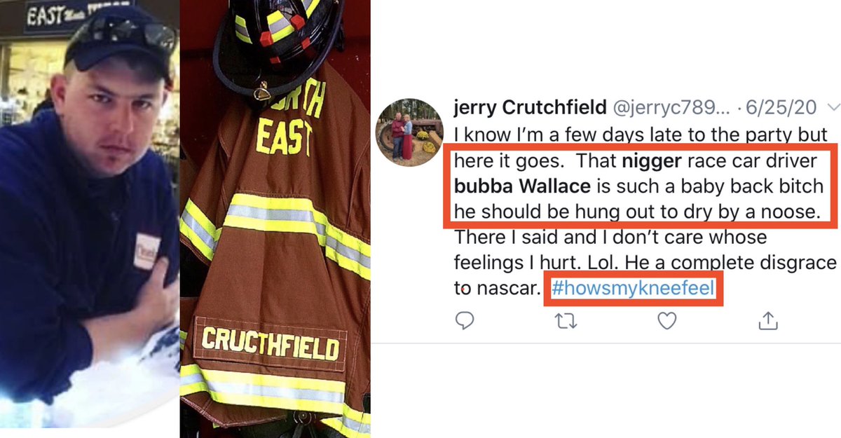 ATTN:  @baltimoresun  @FOXBaltimore  @wbaltv11  @wjz  @Cecil_whig  @APGChesOnline  @CecilTimes  @cecil_tv  @CecilGuardian Thread: A North East Fire Company firefighter servicing Cecil County, Maryland posting racist comments online.