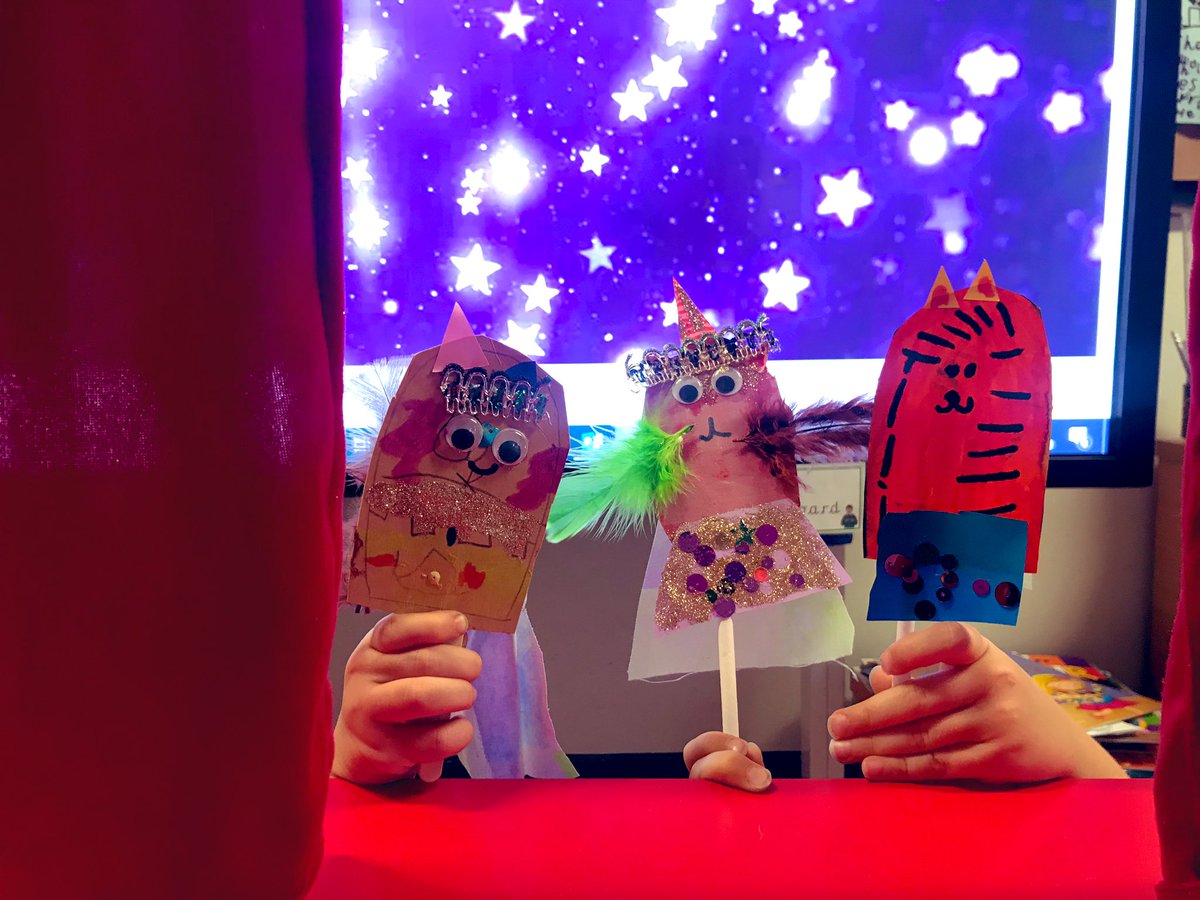 MissMitri's tweet photo. @LowerWootton 
Loved the imagination &amp; creativity our reception children showed when creating their own puppets! We had all sorts of super characters inspired by the story The Three Little Superpigs 🐷🐷🐷 &amp; of course we put on our own puppet show! 🎭 
@Artsmarkaward https://t.co/I7YGcplGsQ