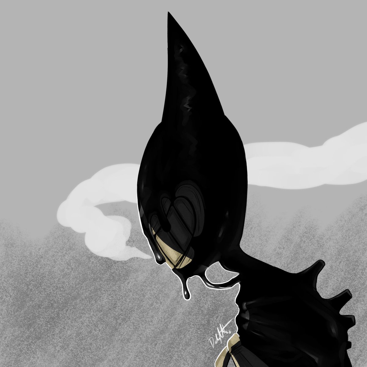 Doberart's tweet photo. The animator &amp; the demon. #BENDY #BATIM #Bendy_and_the_ink_machine https://t.co/dSV3Unegvp
