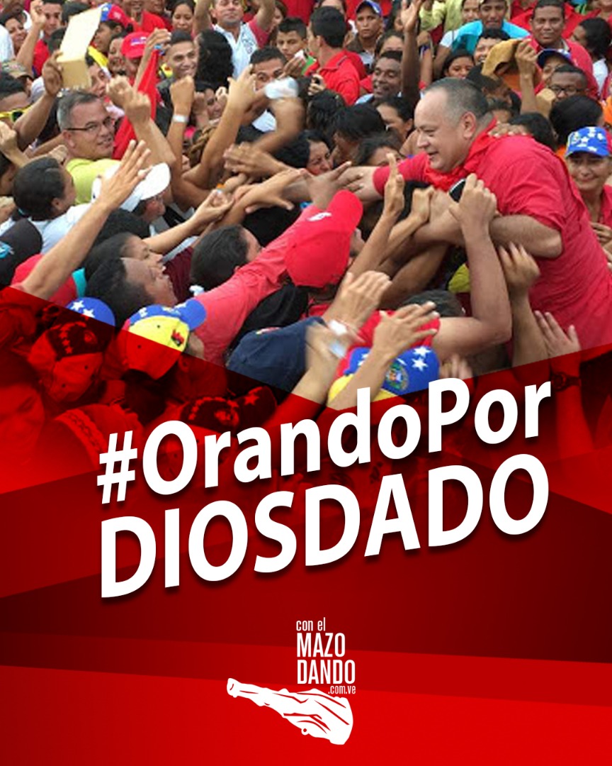sesilvio's tweet photo. El pueblo de Venezuela está #OrandoPorDiosdado.
Camarada @dcabellor, oraciones y bendiciones por su pronta recuperación, que nuestro Médico Santo, José Gregorio Hernández y el manto sagrado del Señor lo cubran y protejan. 🙏🙏 Dios Todopoderoso y #VenezuelaConDiosdado https://t.co/yvwhSnE4b3