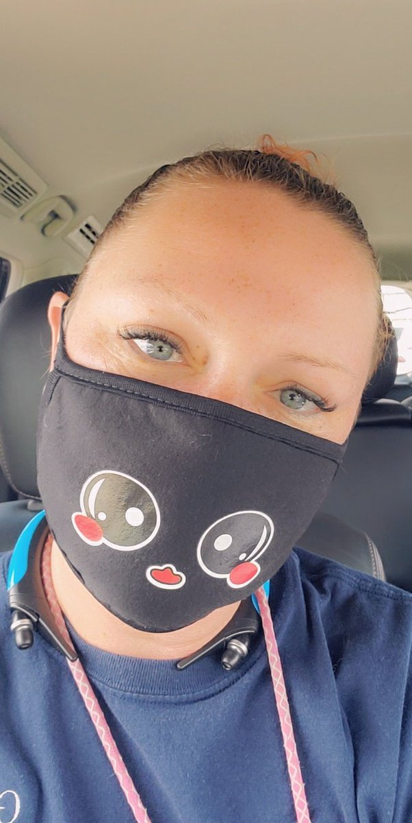 The mask my child picked out for me. So what if its my inner child....😂