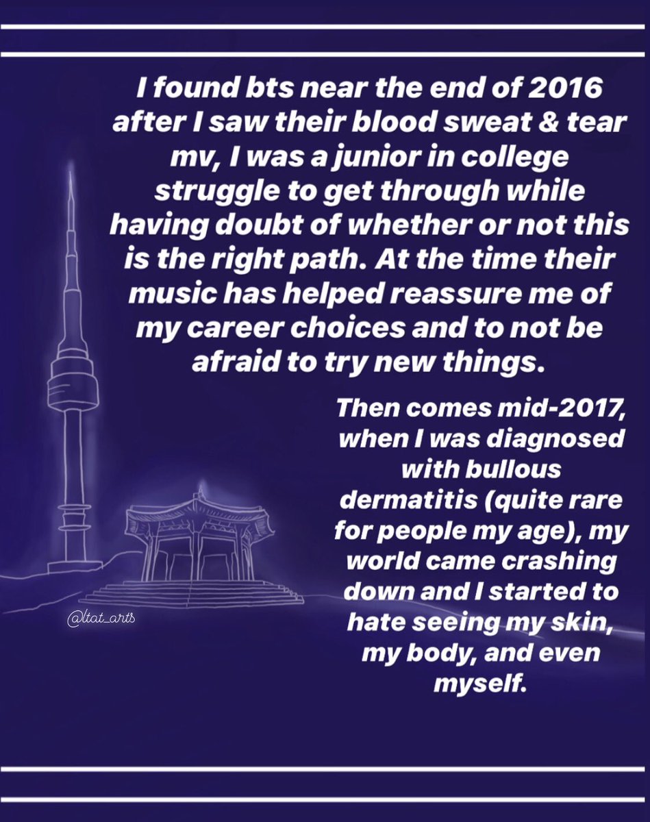 ltat_madein1995's tweet photo. I know I'm kinda late but here's my story
@USBTSARMY @BTS_twt #UpliftYourSpiritWeek #ARMYDAY_SpiritWeek https://t.co/cBPps4oax9