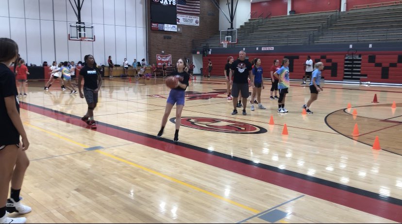 LadyJayBBall's tweet photo. Great days at Lady Jay BB camp. ⁦@JC_Activities⁩ https://t.co/6ZDzJvMYOh