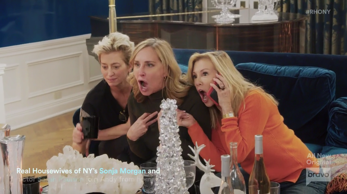 Gibson Johns on Twitter: "What are they yelling and who are they yelling it  at? Wrong answers only. #RHONY… "