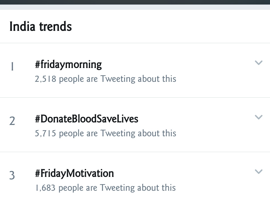 Watching such great hastags being trending, it feels so good to use social media. That's called resposive use of social media. #DonateBloodSaveLives <a href="/SuReSaRoz/">Saroj Karki</a> <a href="/YouthForBlood/">Youth For Blood</a>