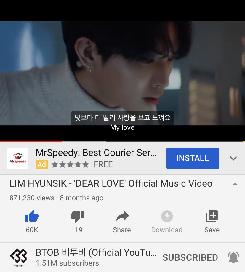 Dear Love view count streaming thread 10JULY2020 11:03AM KST871,230