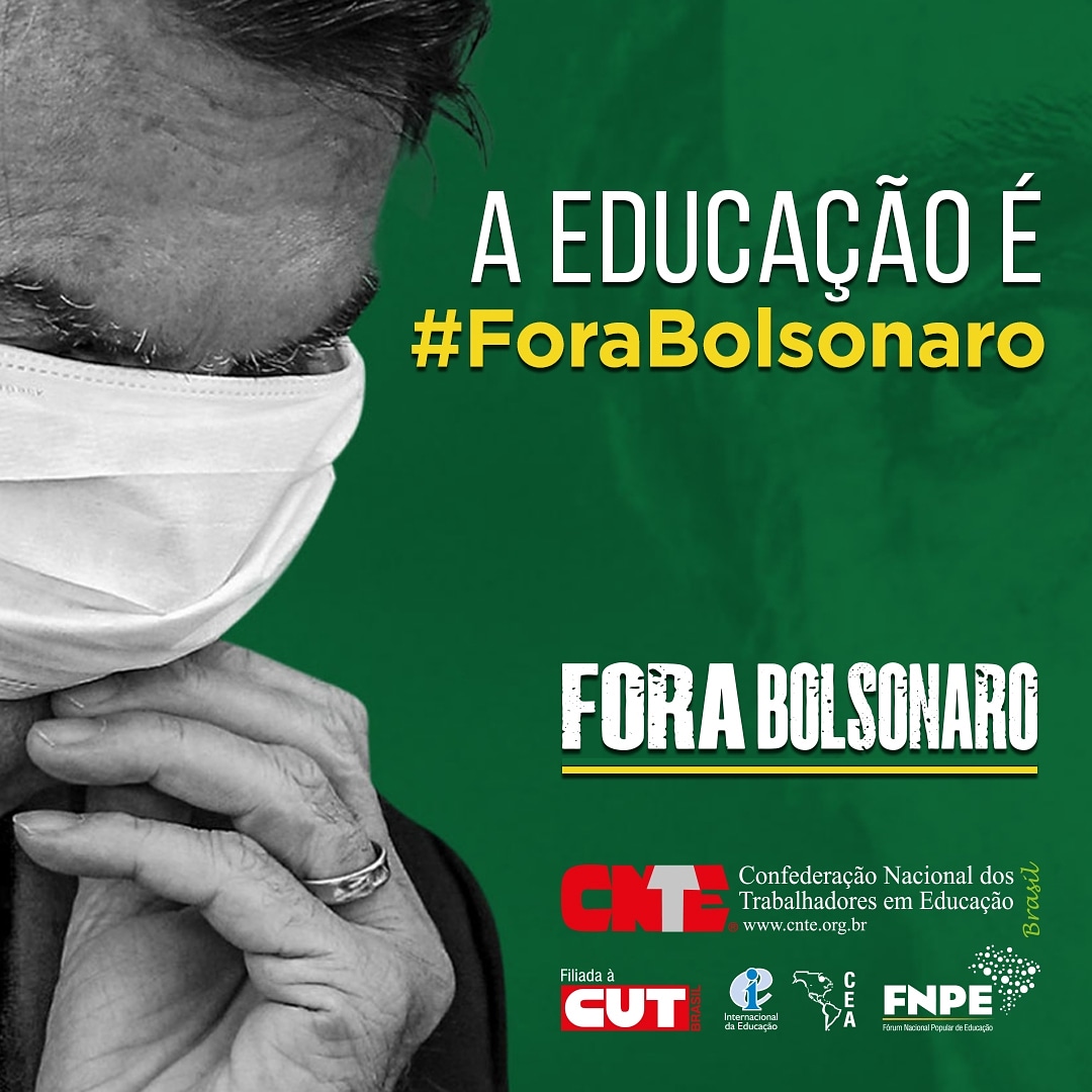 estadodegreve's tweet photo. #ForaBolsonaro @CNTE_oficial https://t.co/fuywBhNICZ