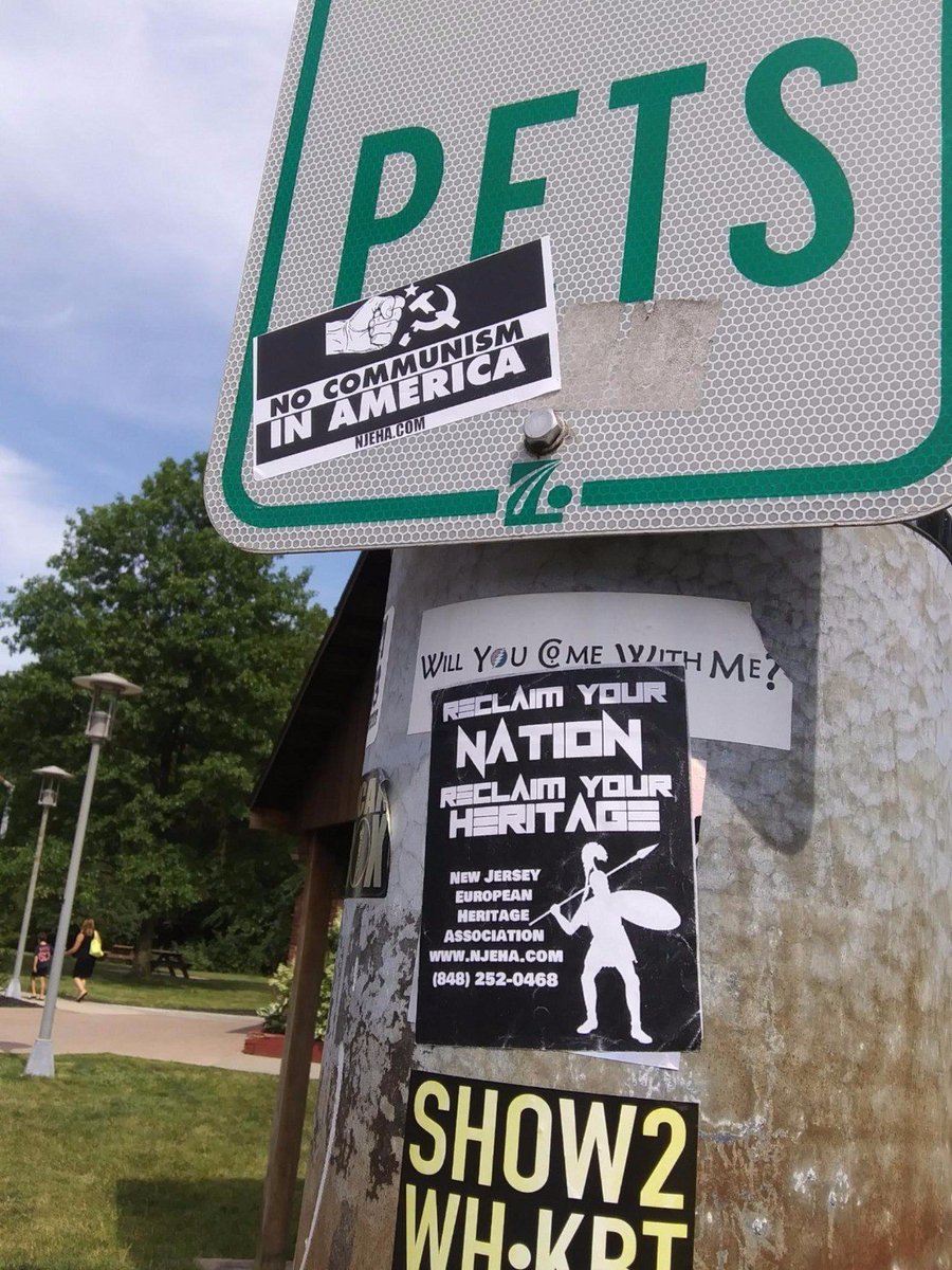 EuropeanAssoc's tweet photo. NJEHA activists placed promotional materials around:
--Waukesha, Wisconsin
--Elyria, Ohio
--Mishawaka, Indiana
--Du Bois, Pennsylvania
#BLMAreBlackLyingMarxists
#CommunismIsAJewishConstruct
#ZionistMediaIncitesInsurrection https://t.co/nXRpAar8AZ