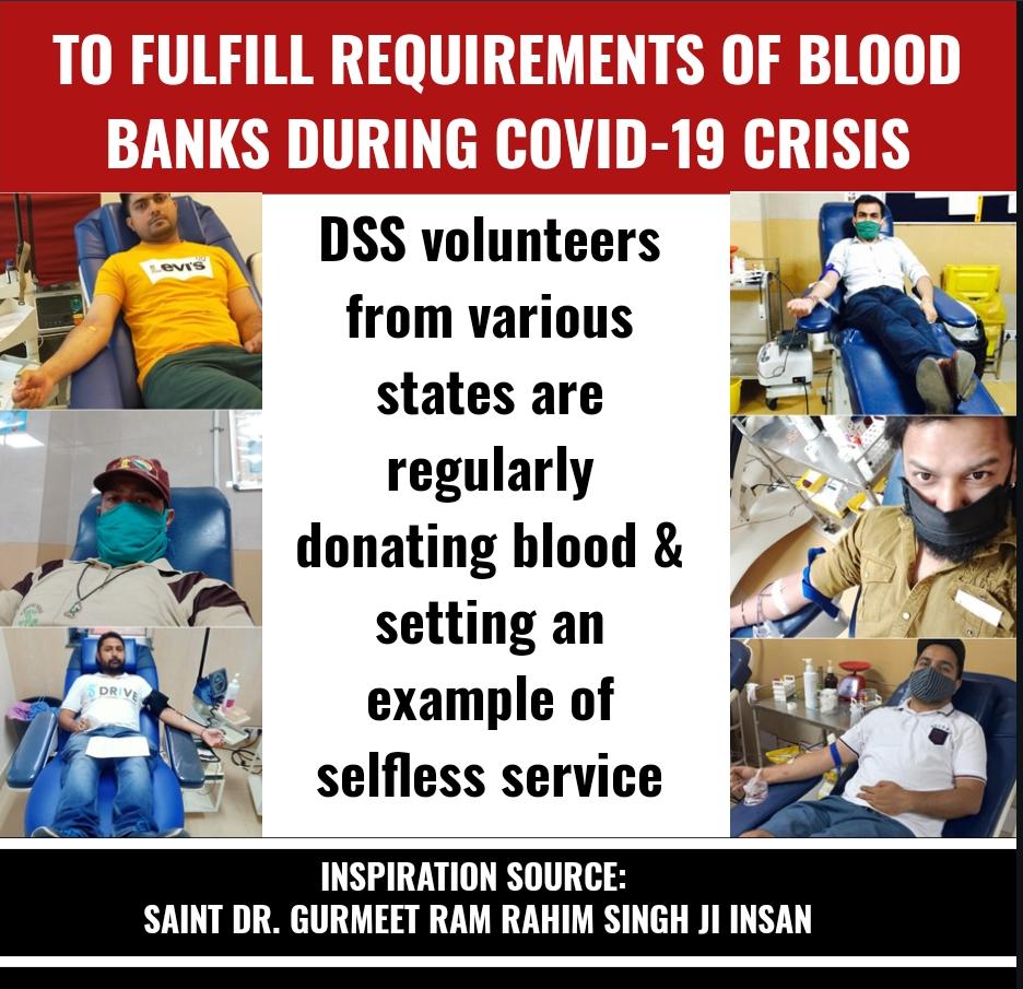MANISHAINSAN2's tweet photo. Do you know???

Till now more than 
"5 Lakhs 60 Thousand units" blood donated

&amp; tht also
*Free Of Cost*
Without any selfish motive...
Just on a single call of Sir @Gurmeetramrahim g 
#DonateBloodSaveLives https://t.co/2svCCy7k2G