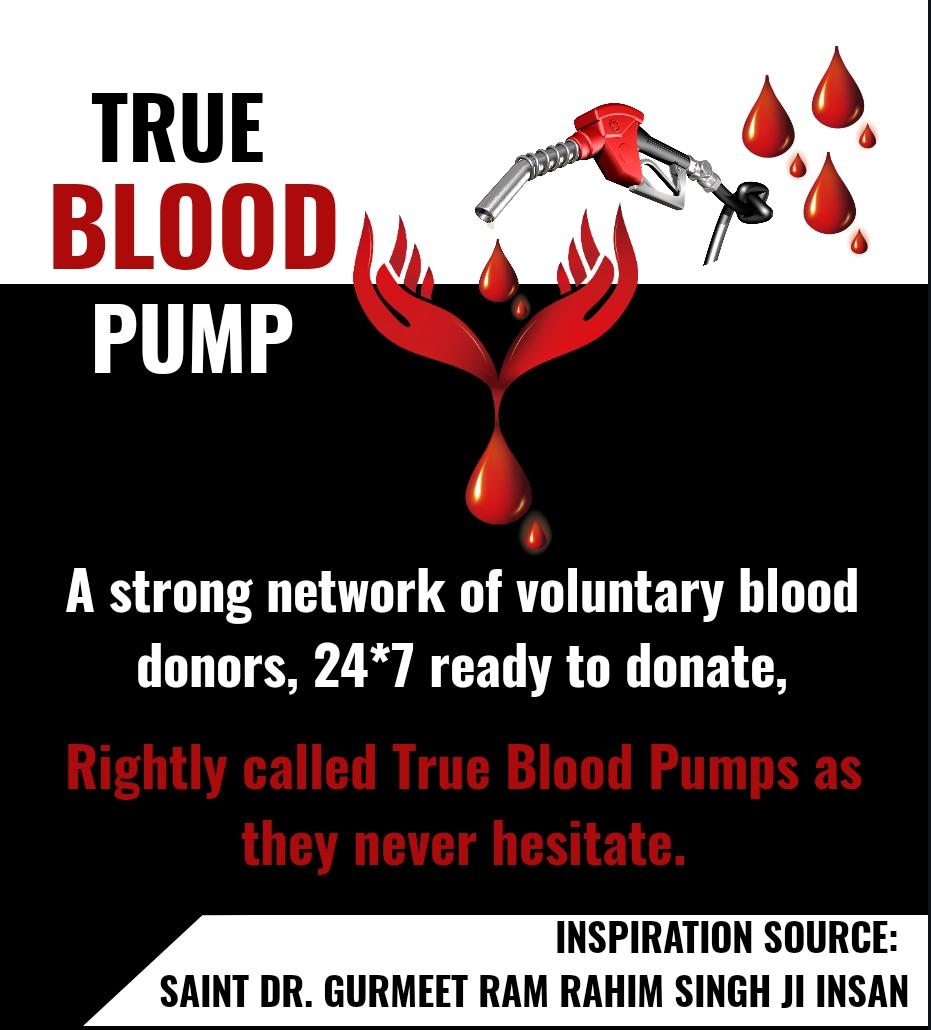 MANISHAINSAN2's tweet photo. Do you know???

Till now more than 
"5 Lakhs 60 Thousand units" blood donated

&amp; tht also
*Free Of Cost*
Without any selfish motive...
Just on a single call of Sir @Gurmeetramrahim g 
#DonateBloodSaveLives https://t.co/2svCCy7k2G
