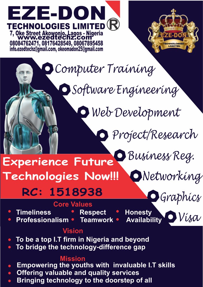 EZE-DON TECHNOLOGIES LIMITED (@ezedontechs) / Posts / X