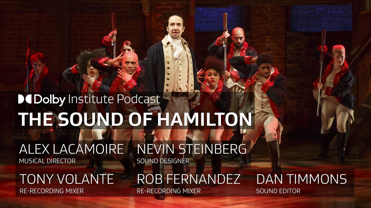 Dolby Institute Podcast Season 6 ep. 4: The Hamilton team discusses the challenges of designing a custom sound system for the theater, translating the live show into a cinematic world, & how #DolbyAtmos brought the theatrical experience home. Watch now: dolbylabs.co/Hamilton_DI