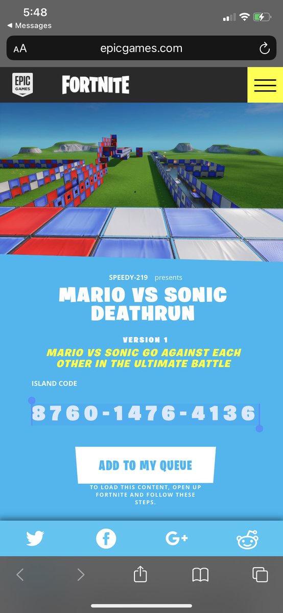 hops219's tweet photo. My new Mario vs sonic deathrun. Mario and song go at it in an ultimate battle against each other! @TBNRkenworth @realQuig @acidicblitzz @ProHenis https://t.co/8O7hIqgX8B