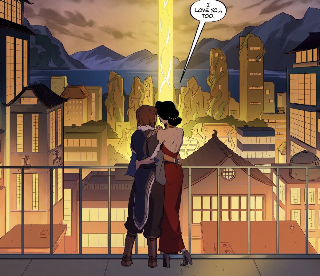 thinking about how the spirit world/portal is part of every major korrasami relationship milestone like the first time they talk about their feelings for each other, their first kiss and their first I love you 