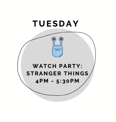 ESCToronto's tweet photo. Practice your informal and conversational English tonight while we watch some @Stranger_Things!
Message @megharmer for the link, or check your student newsletter! See you there π€©
#LifeAtESC #LearnEnglish #Toronto https://t.co/IRw4G5mmFI