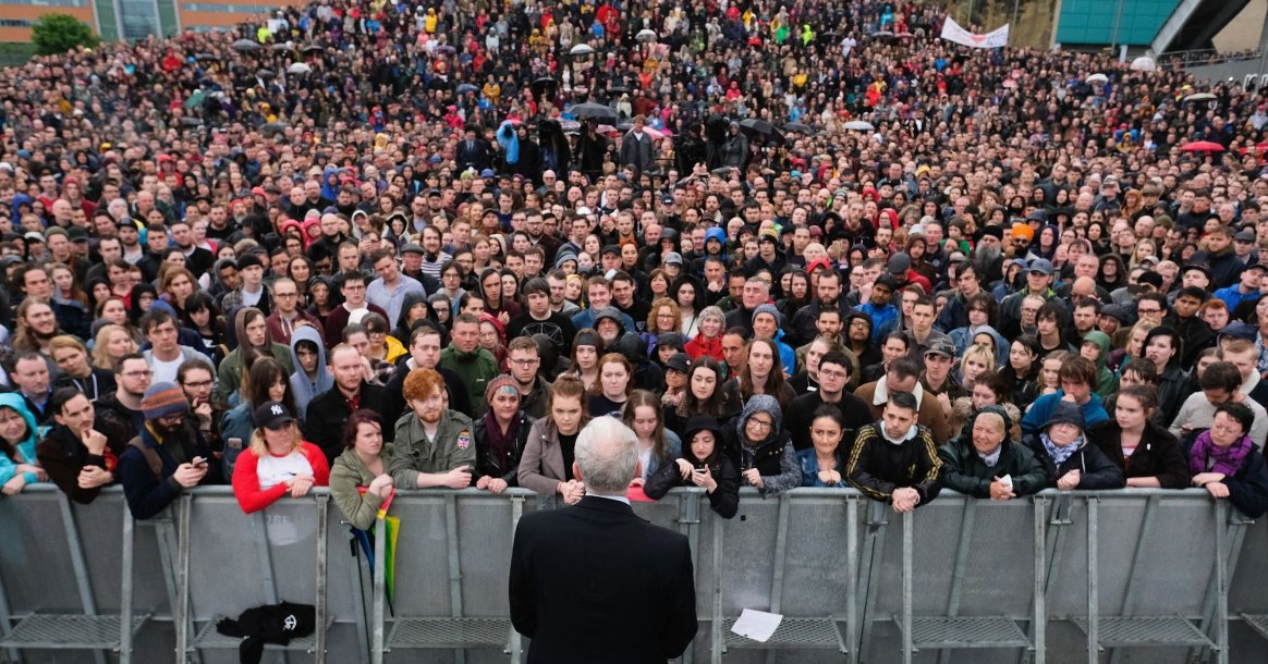 Can you remember when the BBC could never find a single Corbyn supporter to interview on the street? Can you remember how they never panned the camera out when showing the massive crowds there for him?