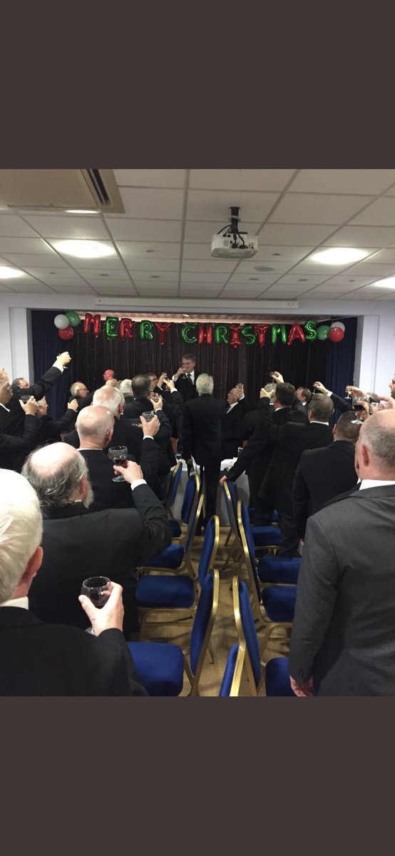 The installation of our current Master, W Bro Steve Graesser. I doubt anyone expected the year to come. W Bro Steve will remain in the chair until 2021.