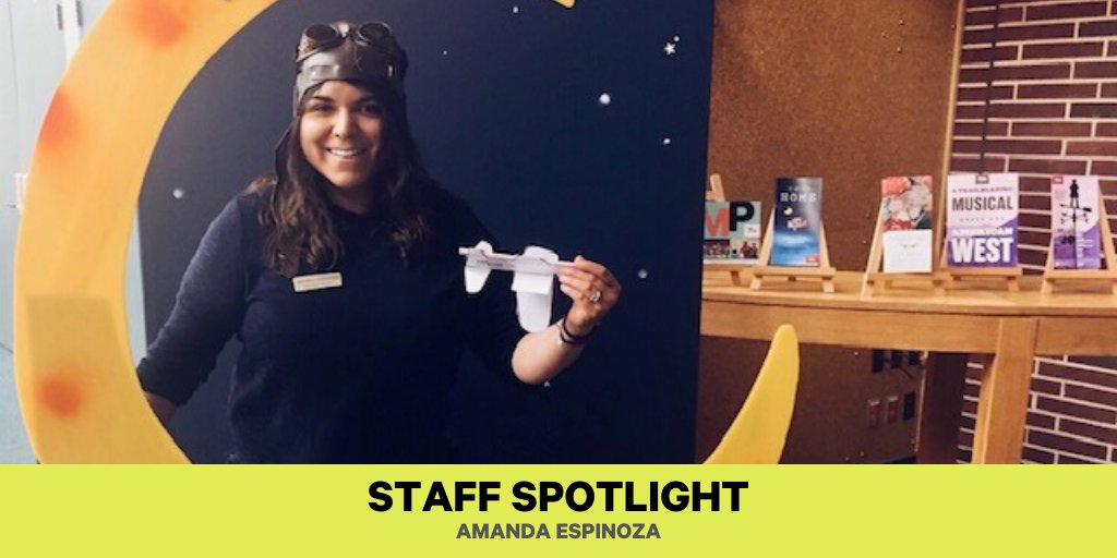TwoRiverTheater's tweet photo. Staff Spotlight: Amanda Espinoza!
Amanda is the Education and Community Engagement Manager in our Education Department and has been working with Two River since August 2016! View his full spotlight: https://t.co/OkhD0yAdmd #SceneAtTwoRiver #StaffSpotlight https://t.co/FNVswOcaLW